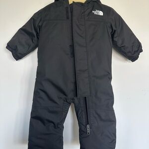 The North Face Black Baby Snowsuit